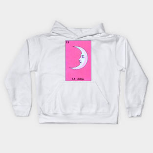 La Luna Loteria - Pink Kids Hoodie